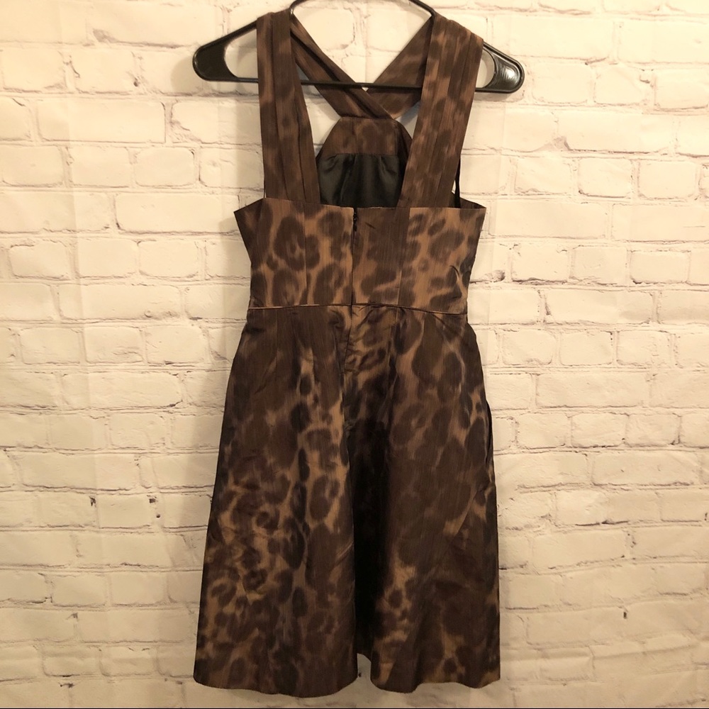 Banana Republic leopard print cocktail dress - Picture 5 of 7